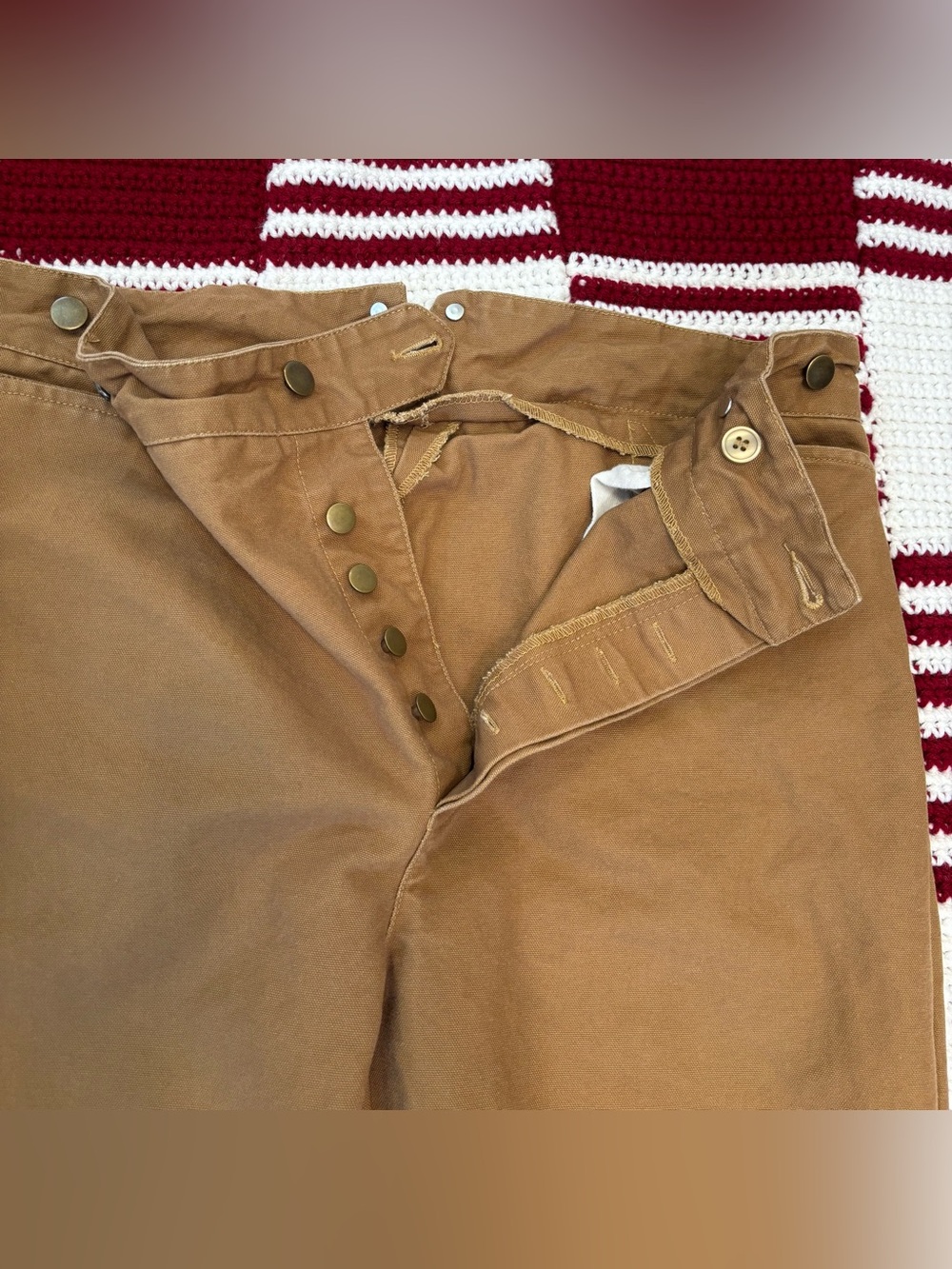 EUC Scully Rangewear Canvas Pants 36x27 Wheat, Buckle Back, Cowboy, RW040 Cotton - Picture 7 of 16